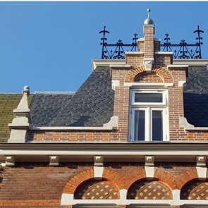 gevel natuursteen stampbeton elementen