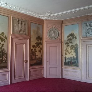 beschilderde kamer restauratie schade